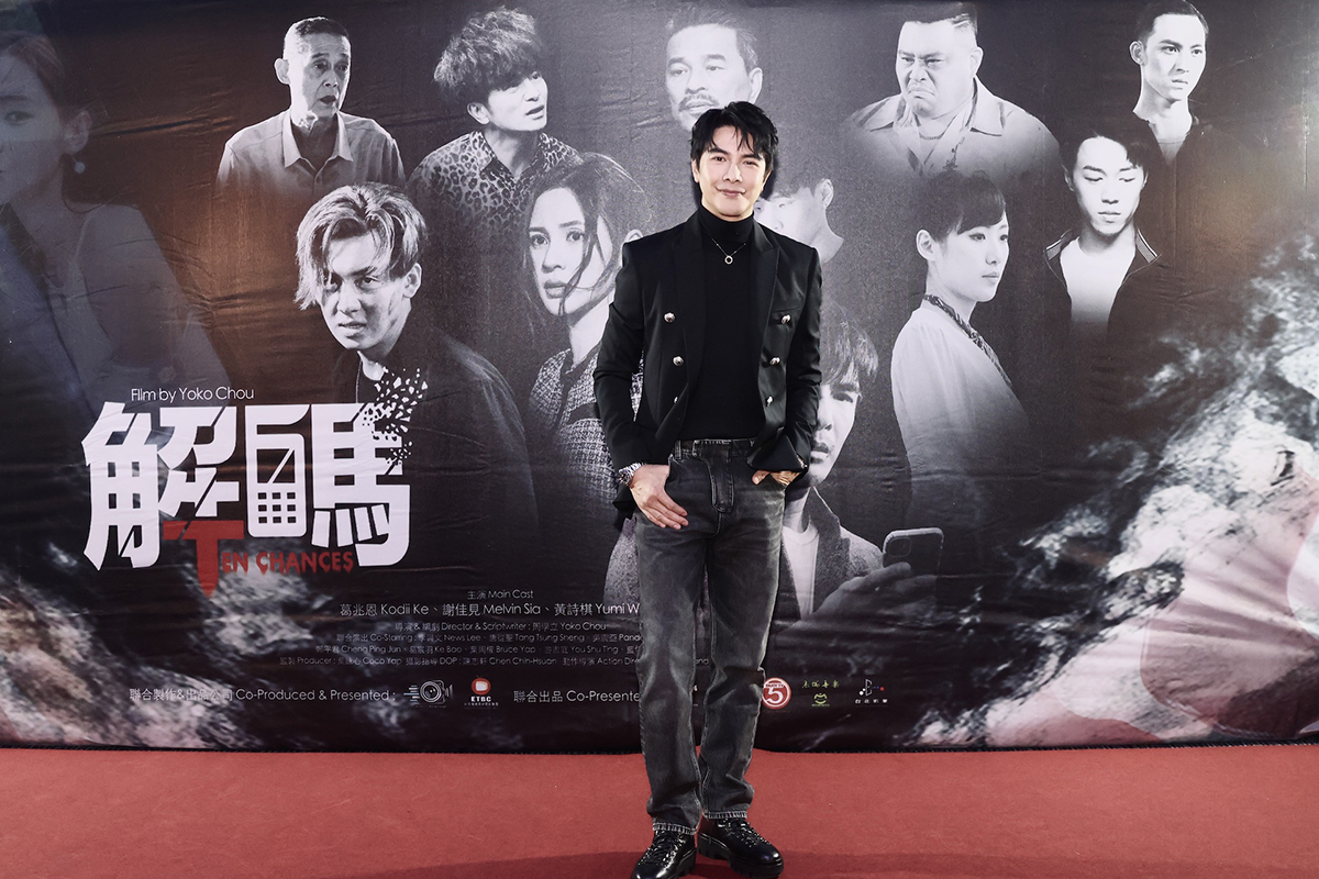 【車勢星聞】謝佳見重回大螢幕演出《解碼》，最具挑戰是「被打」。（圖：經紀人提供） 