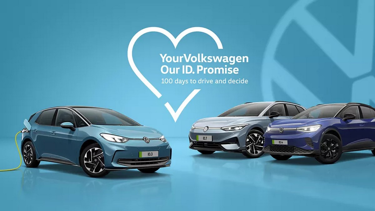 Volkswagen ID.Promise推出讓消費者在購入電動車若後悔百天內可退車服務。