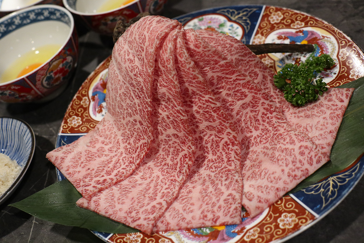 「橋山•壽喜燒」。（示意圖）