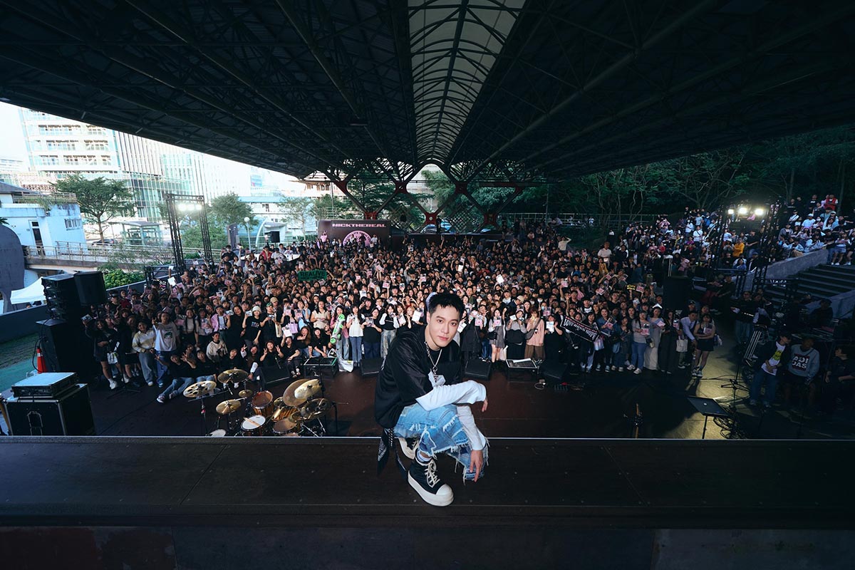 【車勢星聞】周湯豪極限運動場開趴，多首搖滾概念新歌超炸。（圖：環球音樂提供） 
