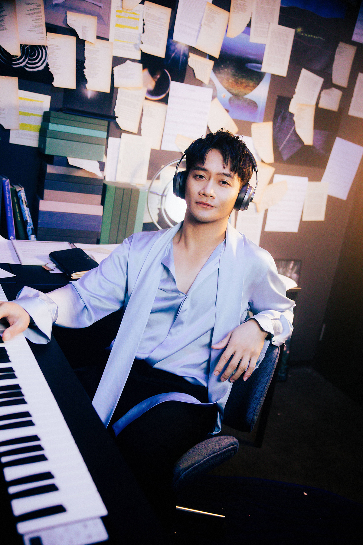 【車勢星聞】MV以「想在耳機裡唱歌給你聽」為核心。(照片提供：众悅娛樂)