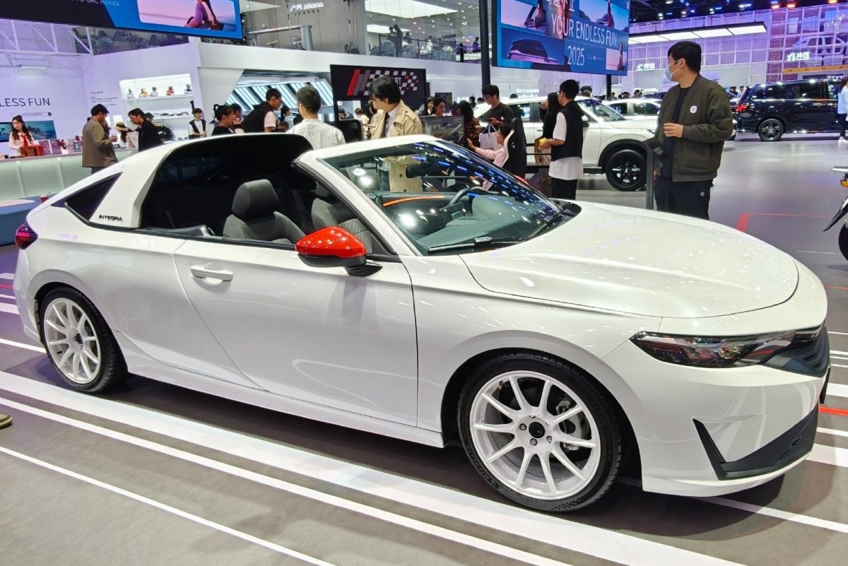 在廣州車展上，GAC Honda推出了一款令人驚喜的概念車Integra Targa。