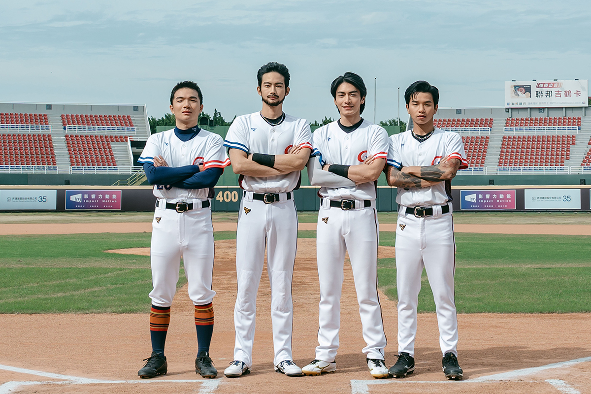 【車勢星聞】棒球十二強賽電影《絕勝》公佈新卡司，張庭瑚、宋柏緯、陳泰河、胡智強首穿中華隊戰袍亮相。（圖：瀚草文創）