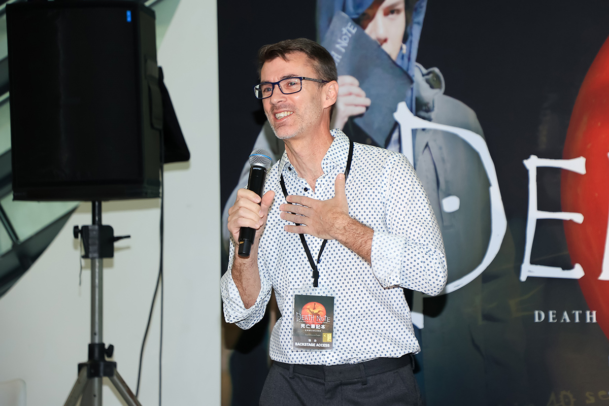 【車勢星聞】《死亡筆記本》音樂劇交響音樂會指揮Jason Howland。攝影／余承翰。