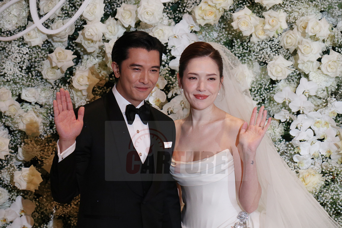 【車勢星聞】影音／邱澤、許瑋甯婚禮採西式風格，表示大家開心最重要。（圖：車勢星聞）