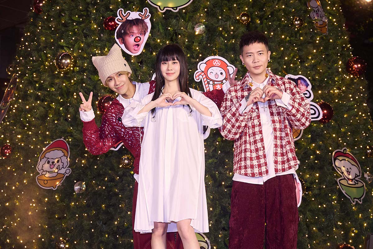 【車勢星聞】白安、鼓鼓呂思緯、蕭秉治攜手大全聯、佩樺基金會為弱勢兒少點亮希望。（圖：相信音樂提供） 