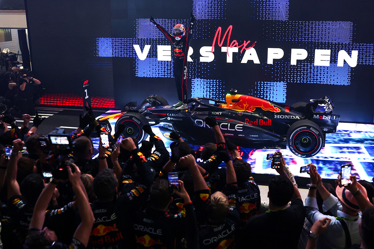 Red Bull 車隊卡達站策略致勝 Max Verstappen奪下關鍵第七座分站冠軍。（Red Bull提供）