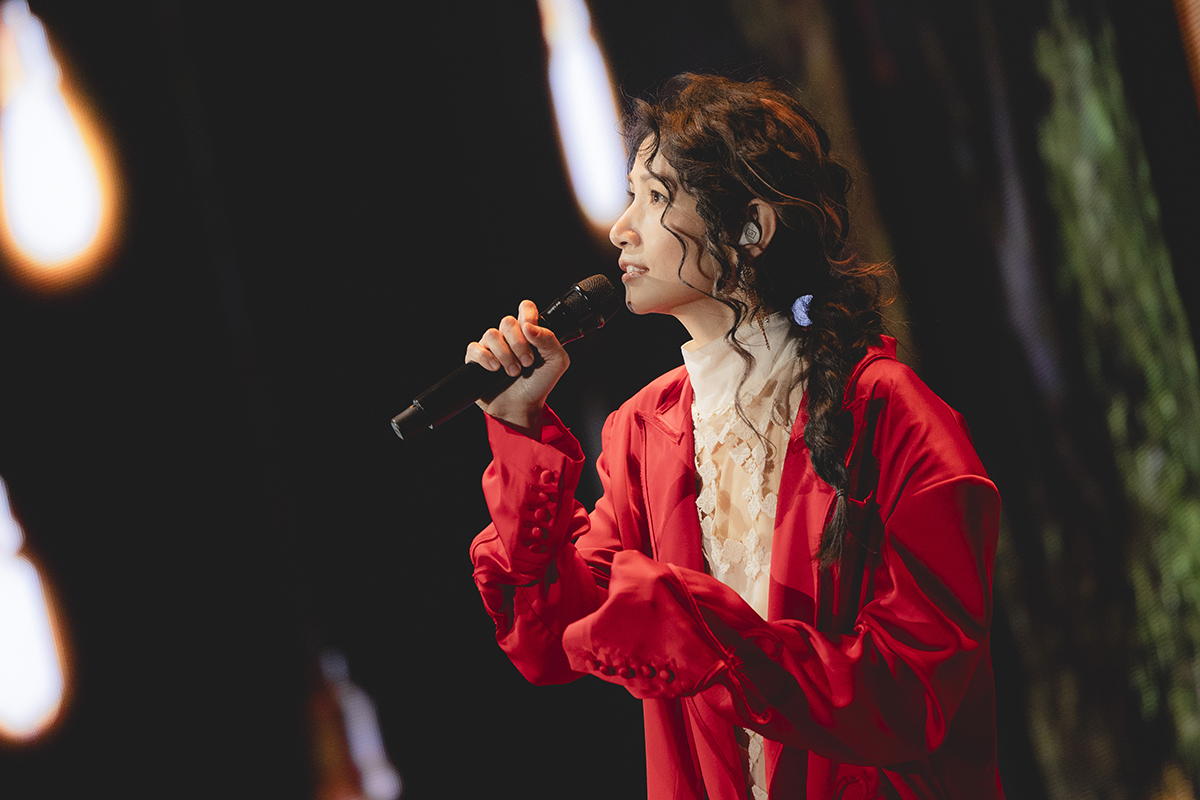 【車勢星聞】李千娜在TICC台北國際會議中心舉辦出道18年的首次大型個唱「入戲」。（圖：寬宏藝術x環球音樂提供） 