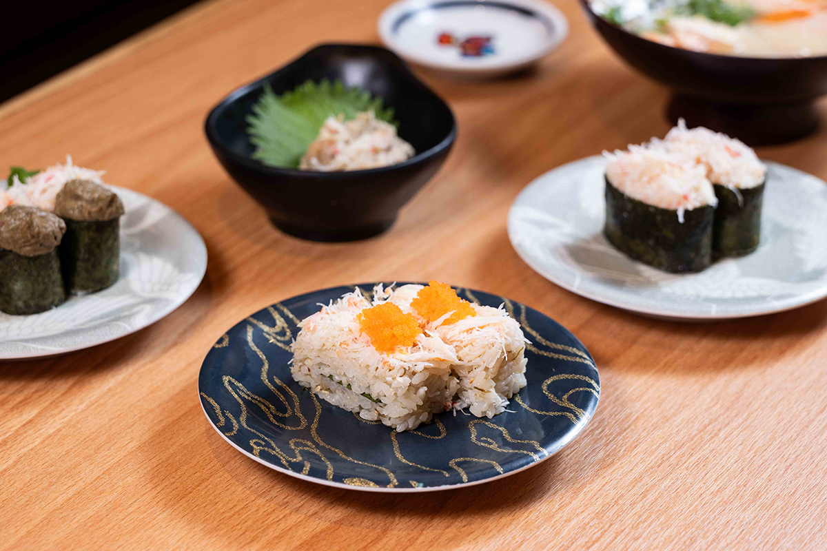 合點壽司、承知助冬季必吃頂級壽司，胭脂蝦、松葉蟹80元起。（示意圖：品牌提供）