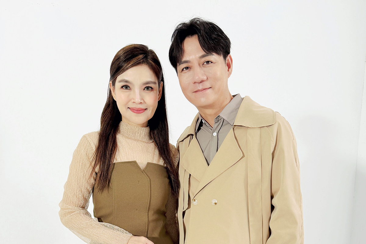 【車勢星聞】談詩玲熊抱陳隨意拍新歌MV《神鵰俠侶》談情說愛NG不斷。（圖：豪記唱片提供） 