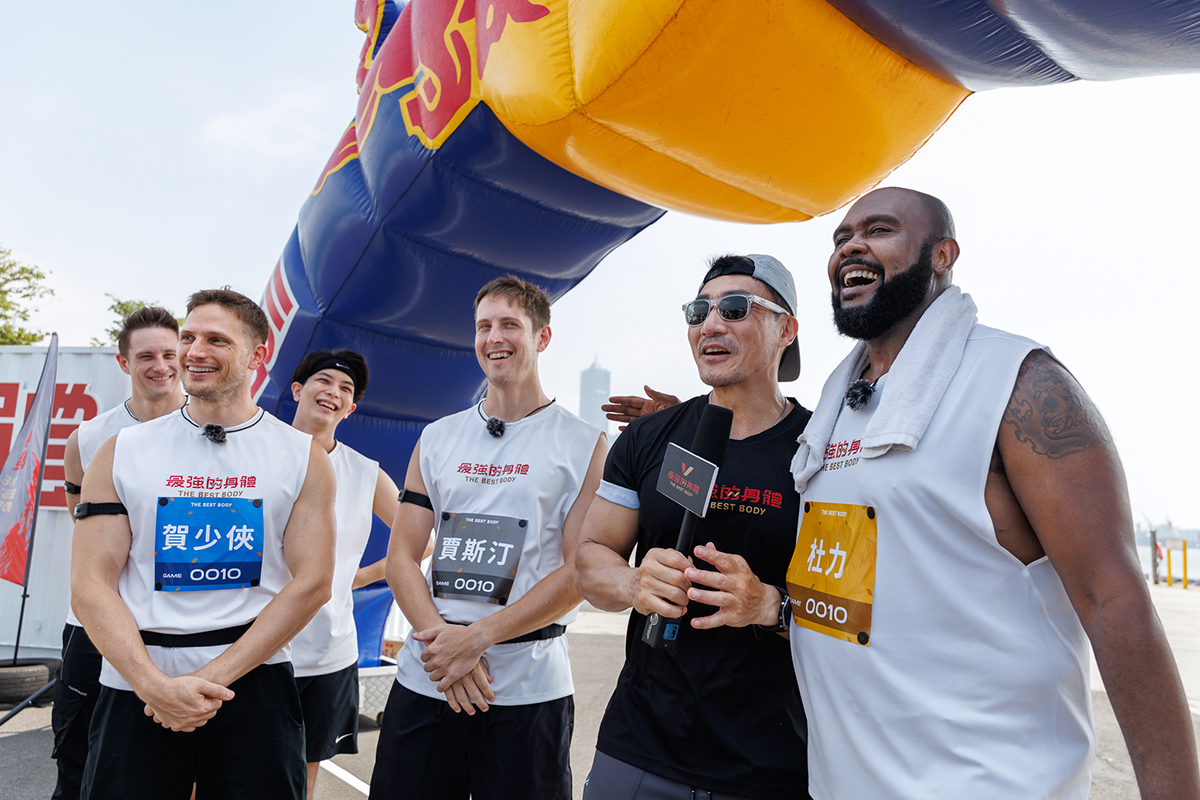 洋將組別競賽，聚集了一眾來台發展的外國好友，包含美國籍的杜力跟賈斯汀，以及瑞典籍的方馬丁、德國籍的賀少俠，還有日本籍的一樹。（圖：好看娛樂）