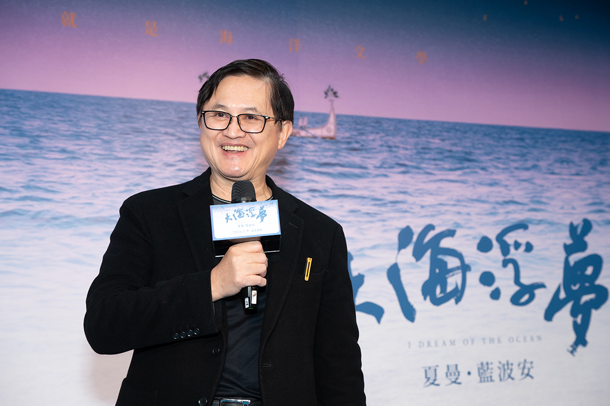 【車勢星聞】《大海浮夢》出品人、目宿媒體董事長童子賢。(照片：目宿媒體提供）