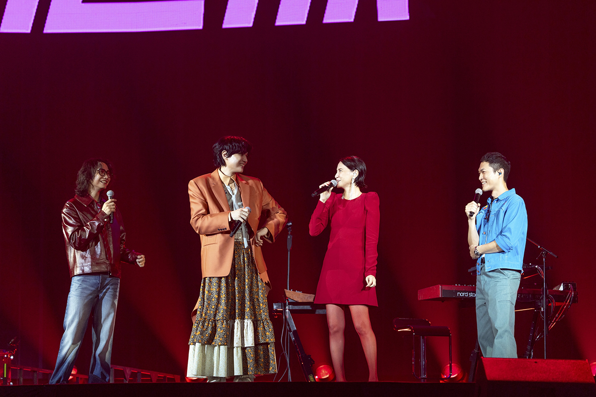 【車勢星聞】影音／宇宙人演唱會打造「α」未來舞台嗨翻台北小巨蛋。（圖：相信音樂提供）