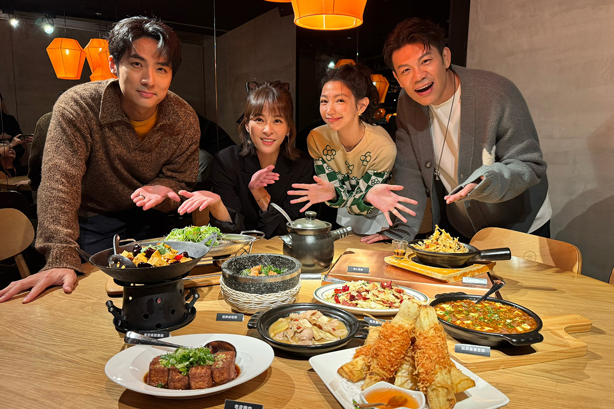 【車勢星聞】《豆腐媽媽》即將首播，特別在時時香美麗華店舉辦媒體餐敘。（圖：民視提供） 