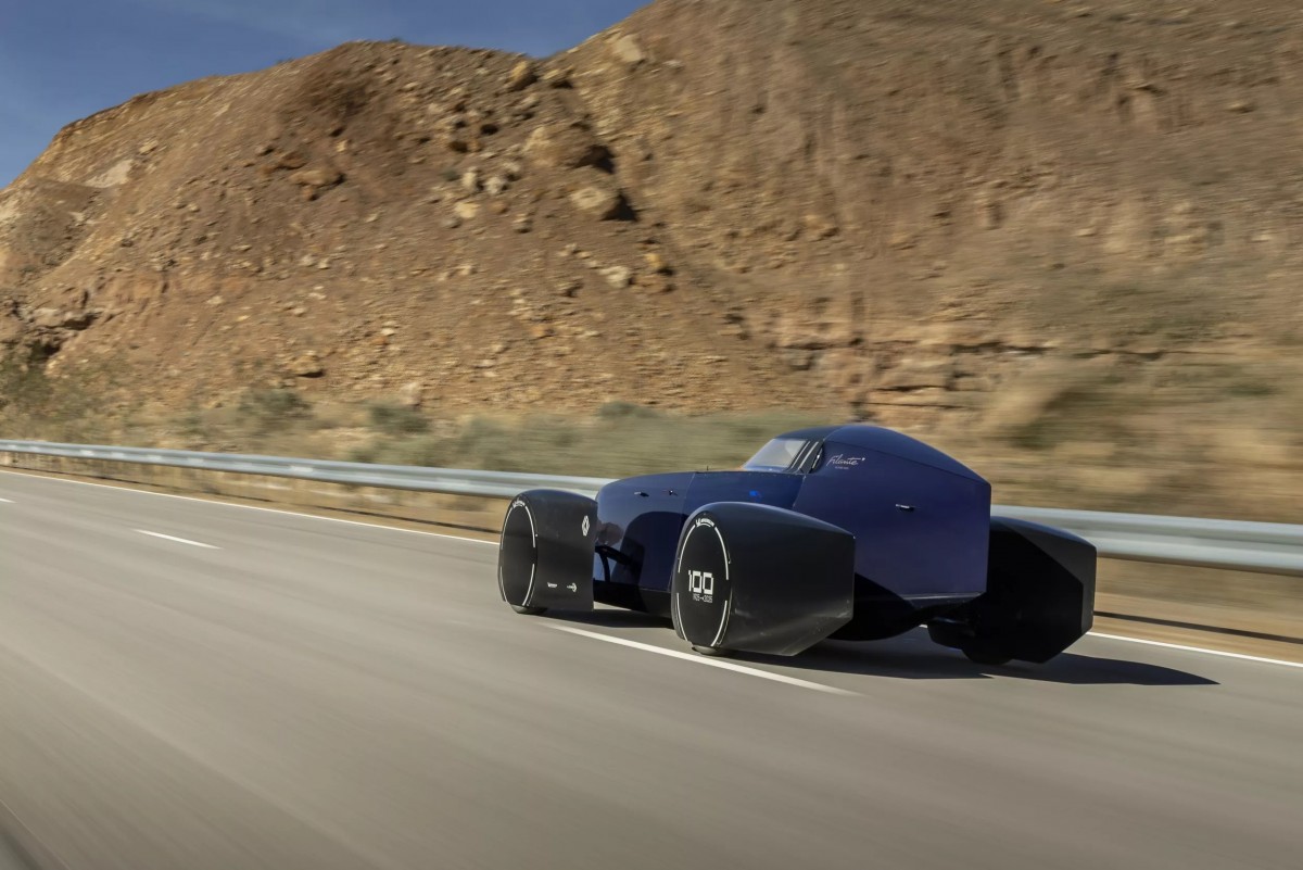 車輛在風洞實驗中將風阻係數值從0.40 Cd降低至0.30 Cd，也讓續航表現可以更好。