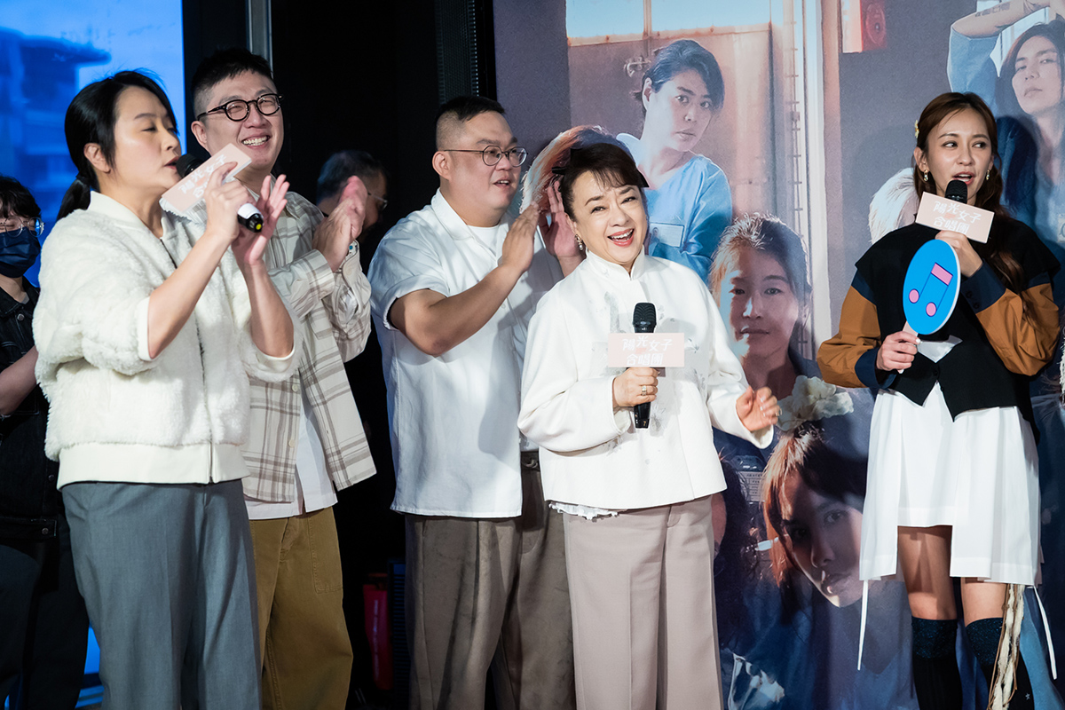 【車勢星聞】翁倩玉更是特地從日本搭機來台參加這次的首映會。(照片提供/壹壹喜喜電影)