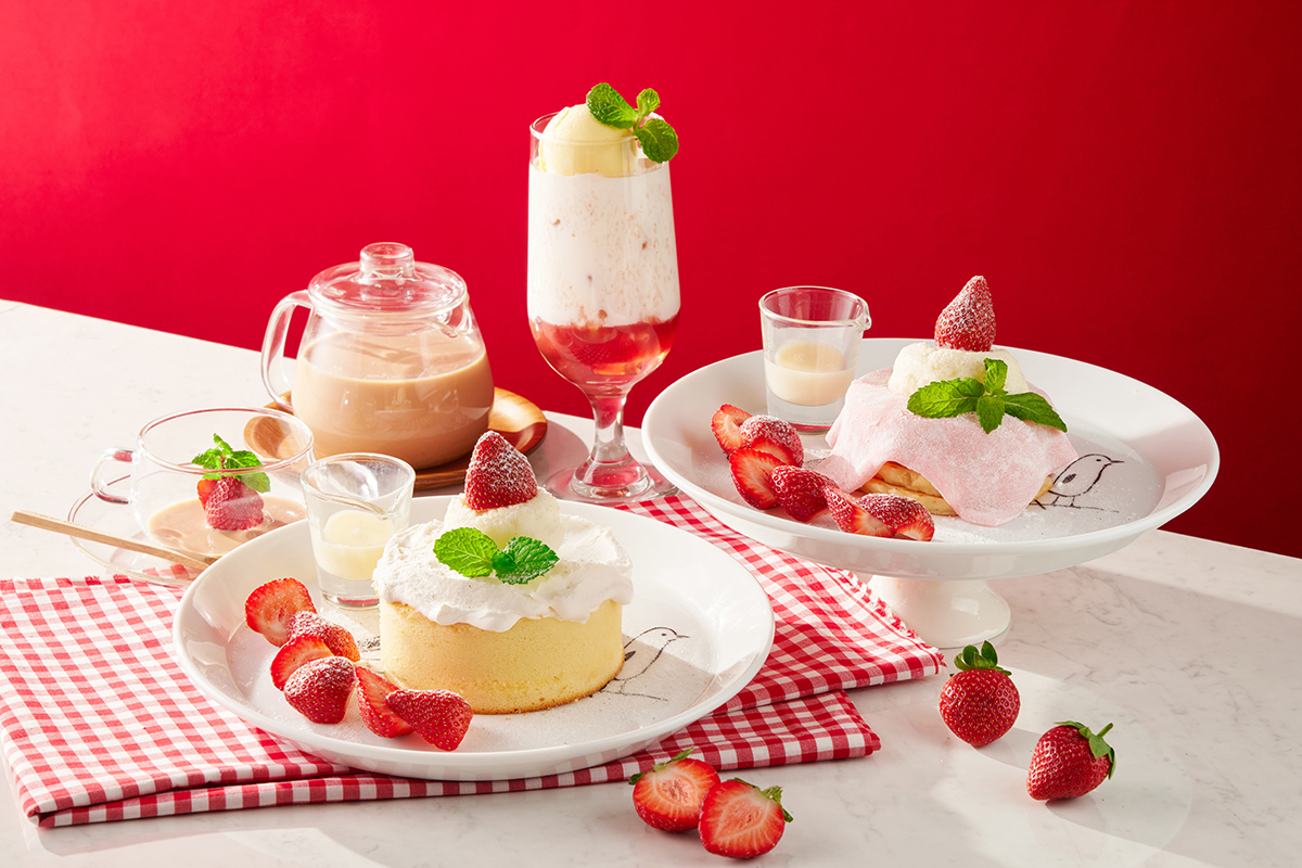 杏桃鬆餅屋台灣草莓季職人系「大福鬆餅」層層解放，粉紅蒙布朗瀑布浪漫回歸。（示意圖：品牌提供）