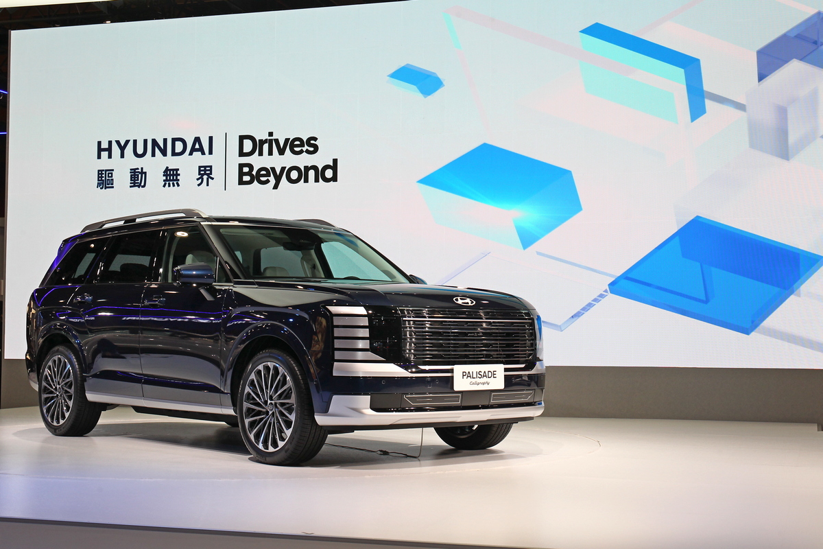 Hyundai主秀車為Palisade Calligraphy。