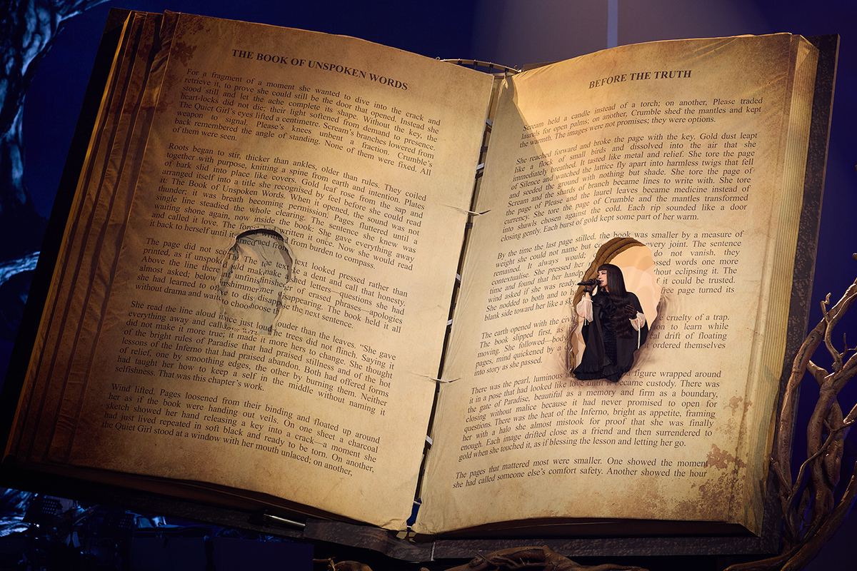 【車勢星聞】蔡依林臺北大巨蛋開唱三天，每個章節都配置巨型道具。（圖：凌時差提供） 