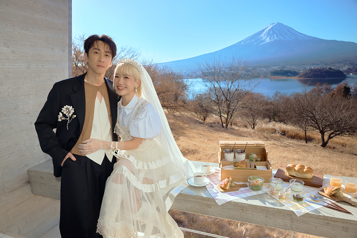 【車勢星聞】陳漢典、LULU喜帖由妹妹「路馬力」親自操刀藏巧思。（圖：天地合娛樂提供） 