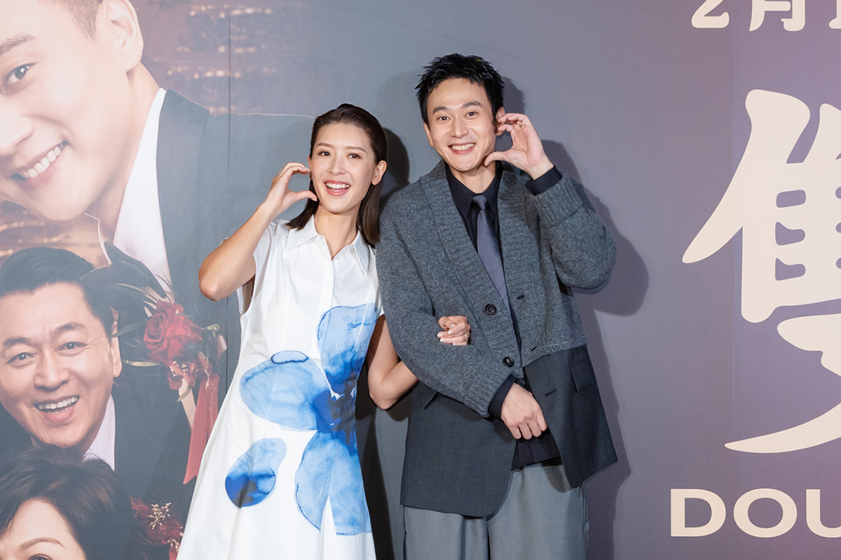 【車勢星聞】影音／電影《雙囍》舉辦首場媒體試片與聯訪。（圖：水花電影提供）