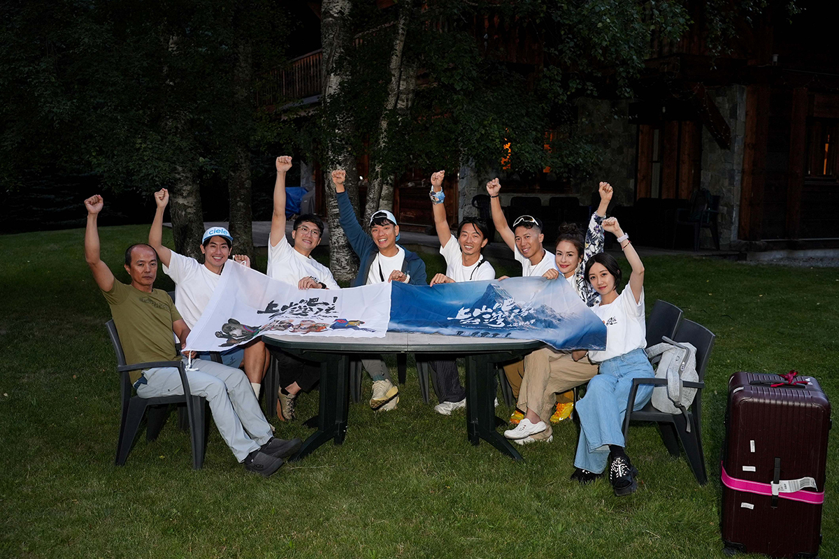 【車勢星聞】《上山吧！台灣隊》加入陳彥博、吳佳穎挑戰瑞士馬特洪峰。（圖：三立提供） 