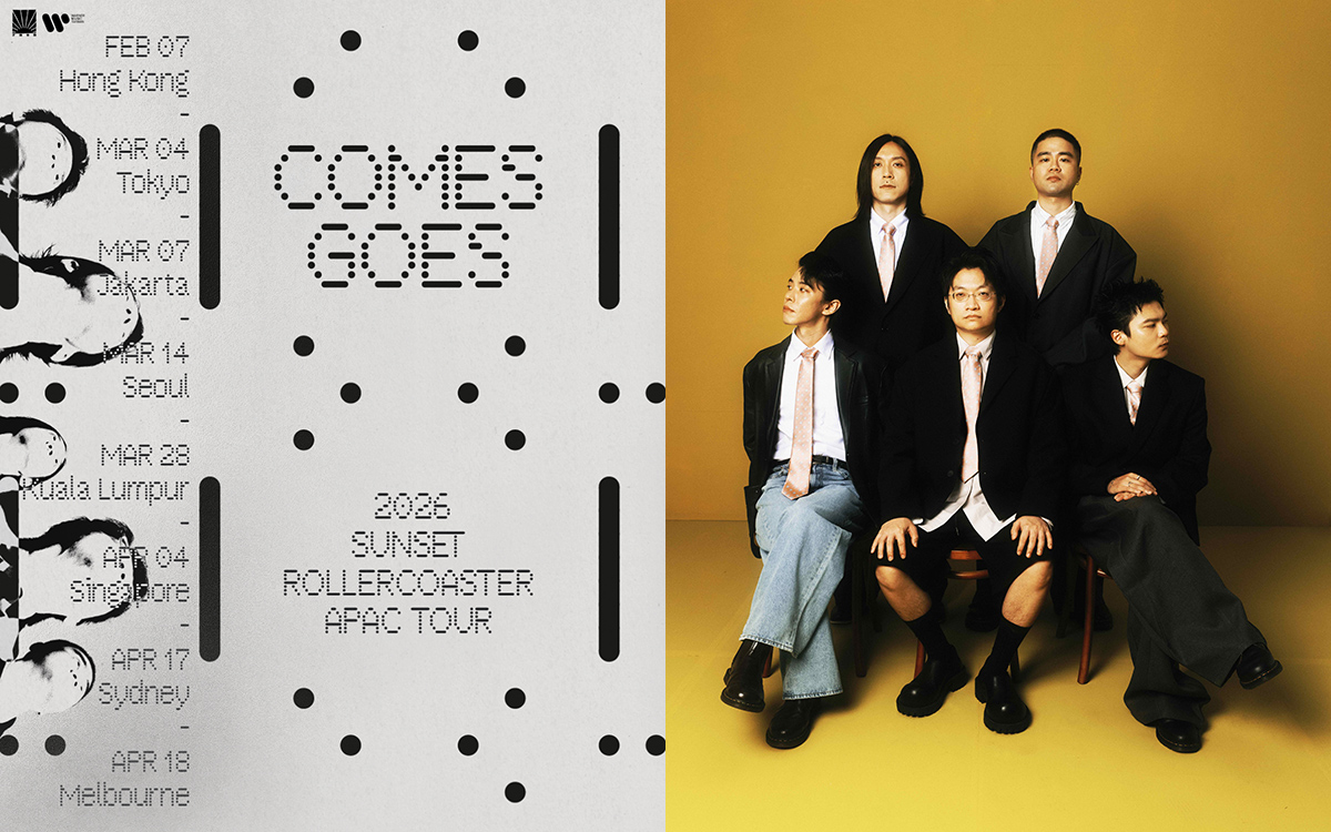 【車勢星聞】左：落日飛車巡演視覺。(照片提供：華納音樂)