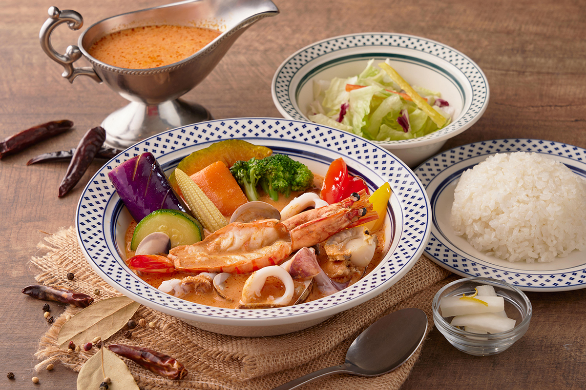 泰迪農園咖哩：巨型海老「紅」運當頭。（示意圖：品牌提供）