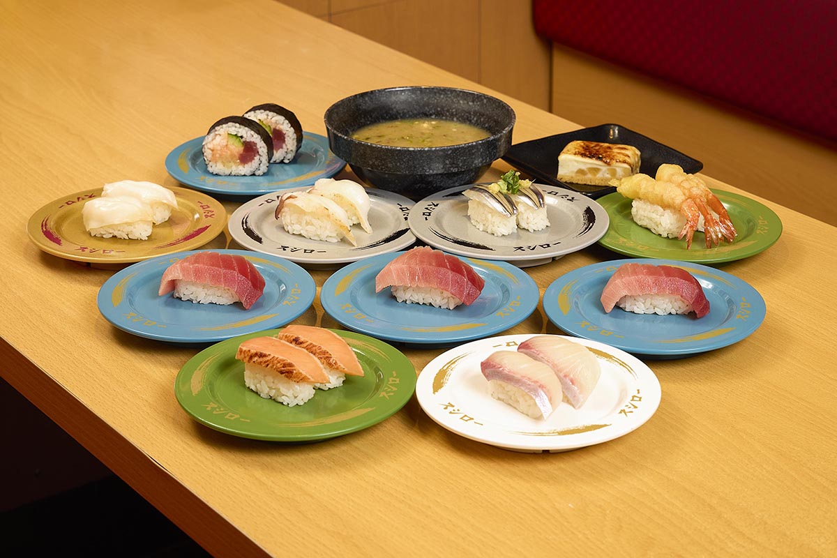 台灣壽司郎期間限定壽司從鹿兒島到北海道。（示意圖：品牌提供）