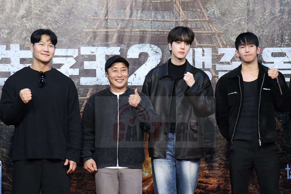 【車勢星聞】影音／韓國實境節目《生存王2》來台拍攝，韓星金鍾國、金炳萬、陸俊書、金泳勳現身花蓮。（圖：車勢星聞）