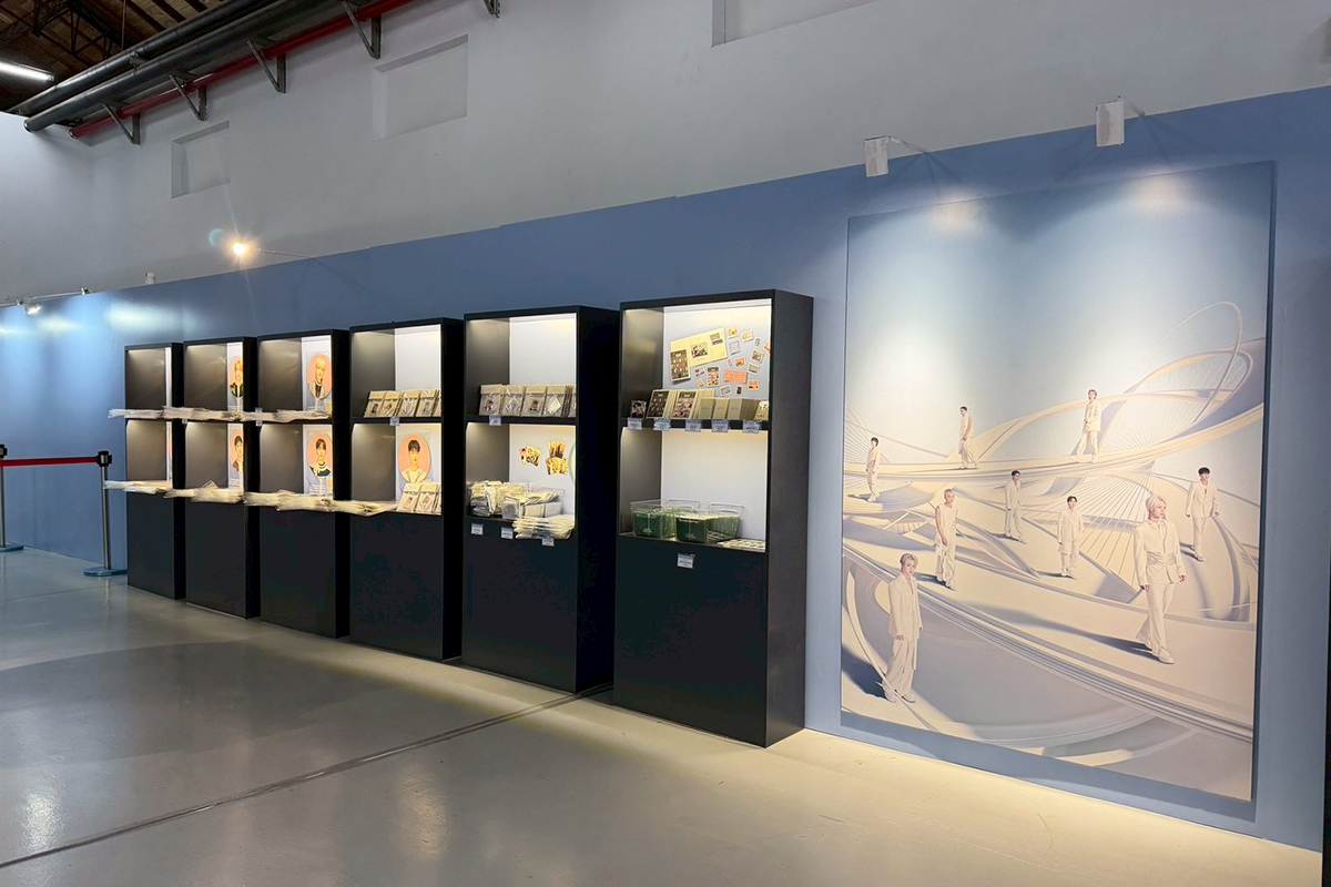 【車勢星聞】韓團SEVENTEEN官方周邊快閃店登陸台北，與粉絲近距離相見。（圖：Star Plan辰星計畫提供） 