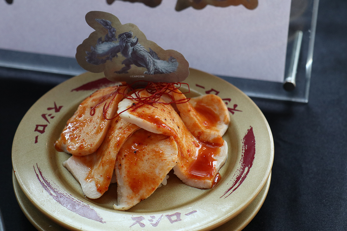 壽司郎×Monster Hunter Wilds（魔物獵人 荒野）「灼熱鎖刃龍翼甲」。（示意圖）