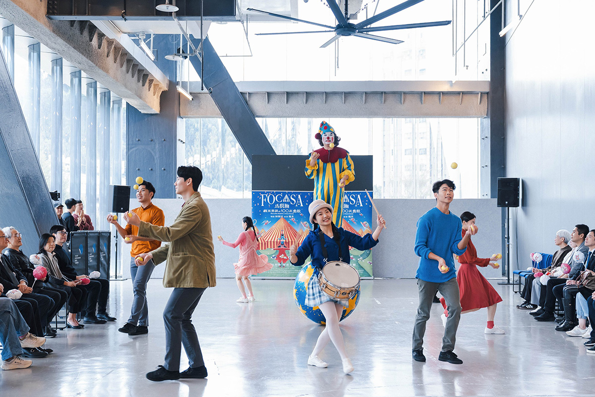 【車勢星聞】《幾米男孩的100次勇敢》由林懷民、幾米、FOCASA馬戲團跨界合作。(照片提供：FOCASA馬戲團)