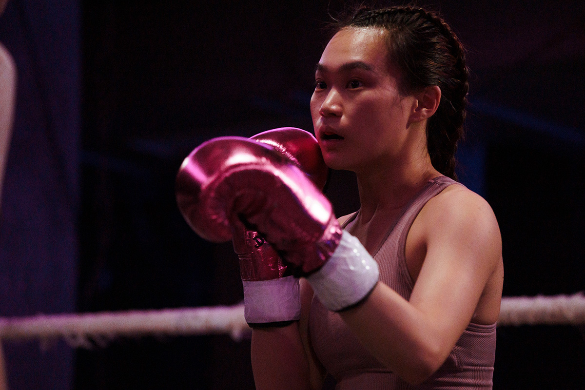 【車勢星聞】纖細的黃惟為《恨女的逆襲》練出拳擊手的結實肌肉。（照片/華映娛樂提供）