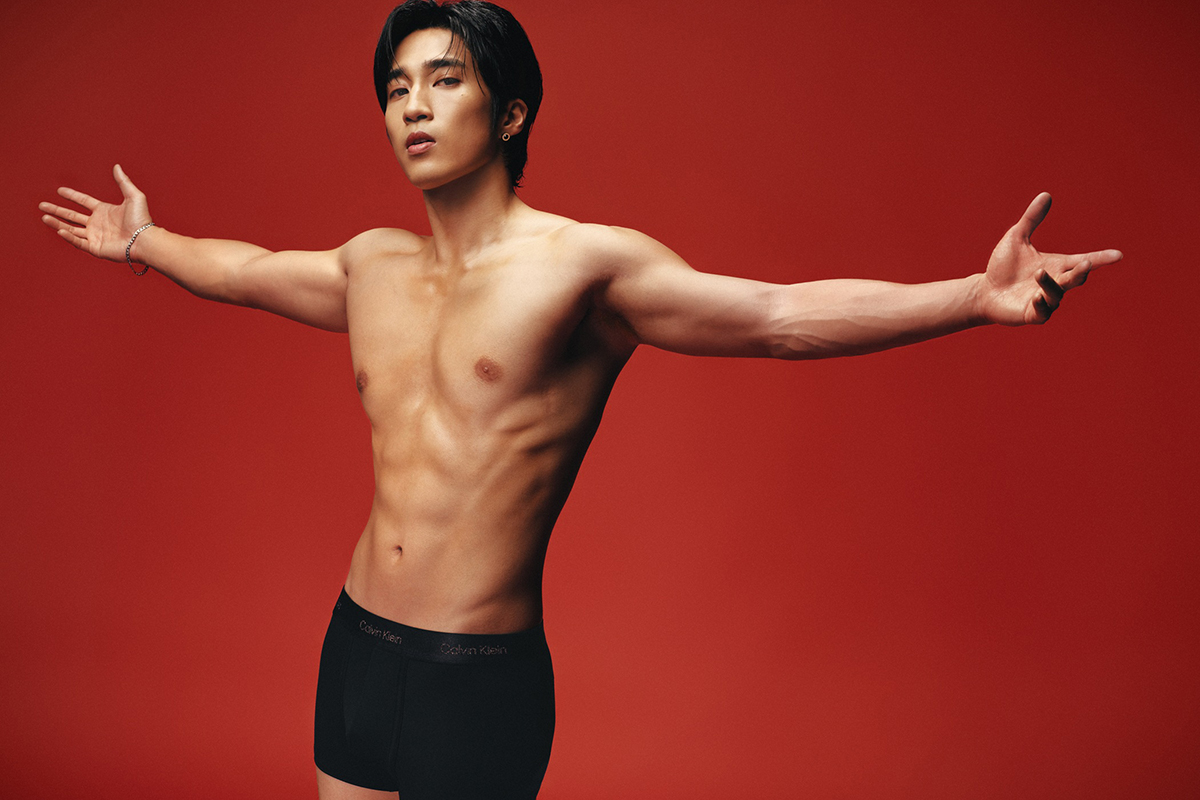 【車勢星聞】婁峻碩挑戰螢幕最大尺度半裸入鏡。（圖：Calvin Klein提供） 
