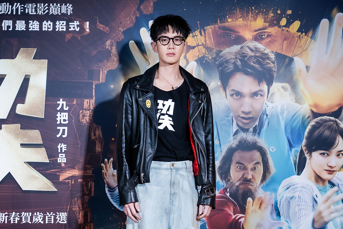 【車勢星聞】九把刀賀歲鉅作《功夫》主要演員柯震東。（圖：麻吉砥加提供） 