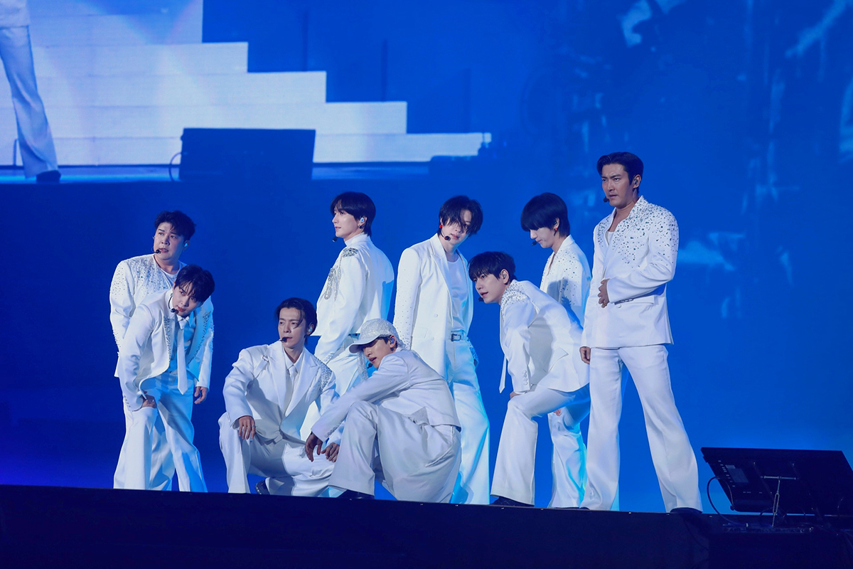 【車勢星聞】SUPER JUNIOR再度來台，高雄巨蛋一連開唱三天。（圖：讀者提供） 