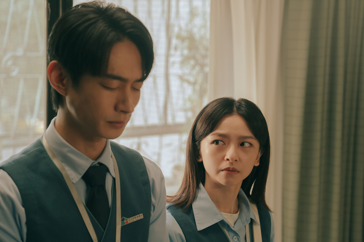 【車勢星聞】《人生只租不賣》最新集數中，黃河飾演的程軒，以及陳姸霏飾演的幸琪一起面對房客死亡事件，逐步建立起情感。(圖/公視台語台 提供)