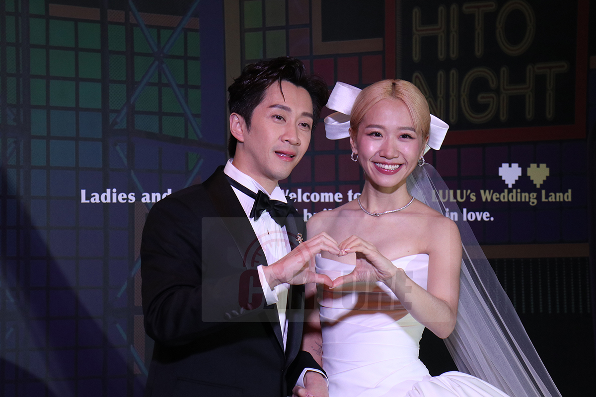 【車勢星聞】影音／陳漢典、LULU黃路梓茵甜蜜舉辦夢幻婚禮。（圖：車勢星聞）