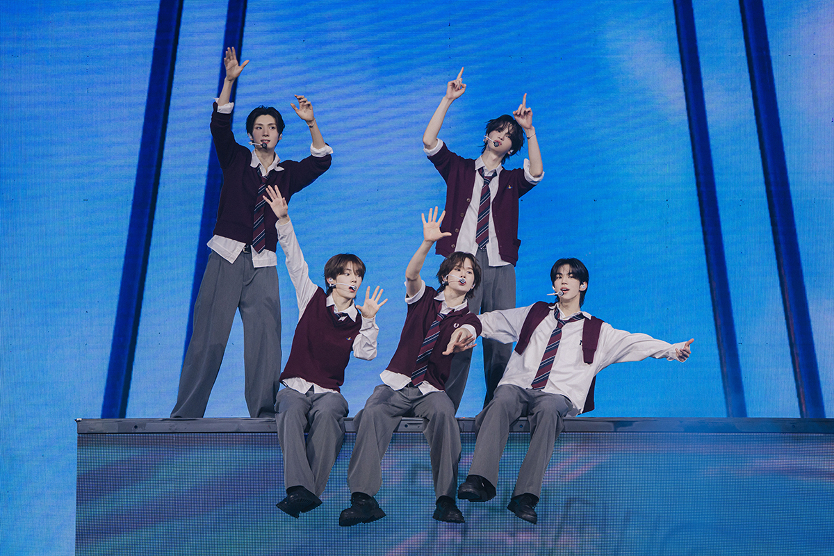 【車勢星聞】韓團TWS來台登高流連唱兩天，巡演最終場畫下完美句點。（圖：D-SHOW提供） 