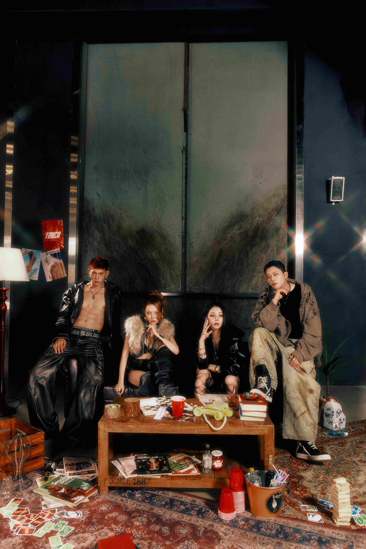 【車勢星聞】左起J.seph、SOMIN、JIWOO、BM 。(照片提供：寬宏藝術)