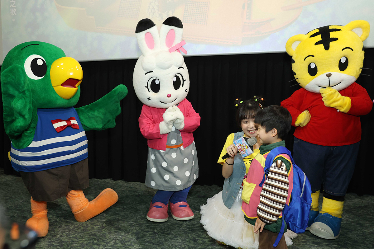 【車勢星聞】幸運小朋友上台參與問答(照片由映墨藝術整合設計有限公司)