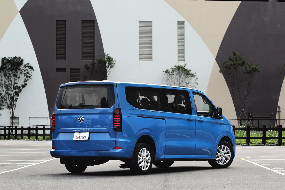 新世代Caravelle尺碼增長至5,450mm××2,032mm××1,961mm。