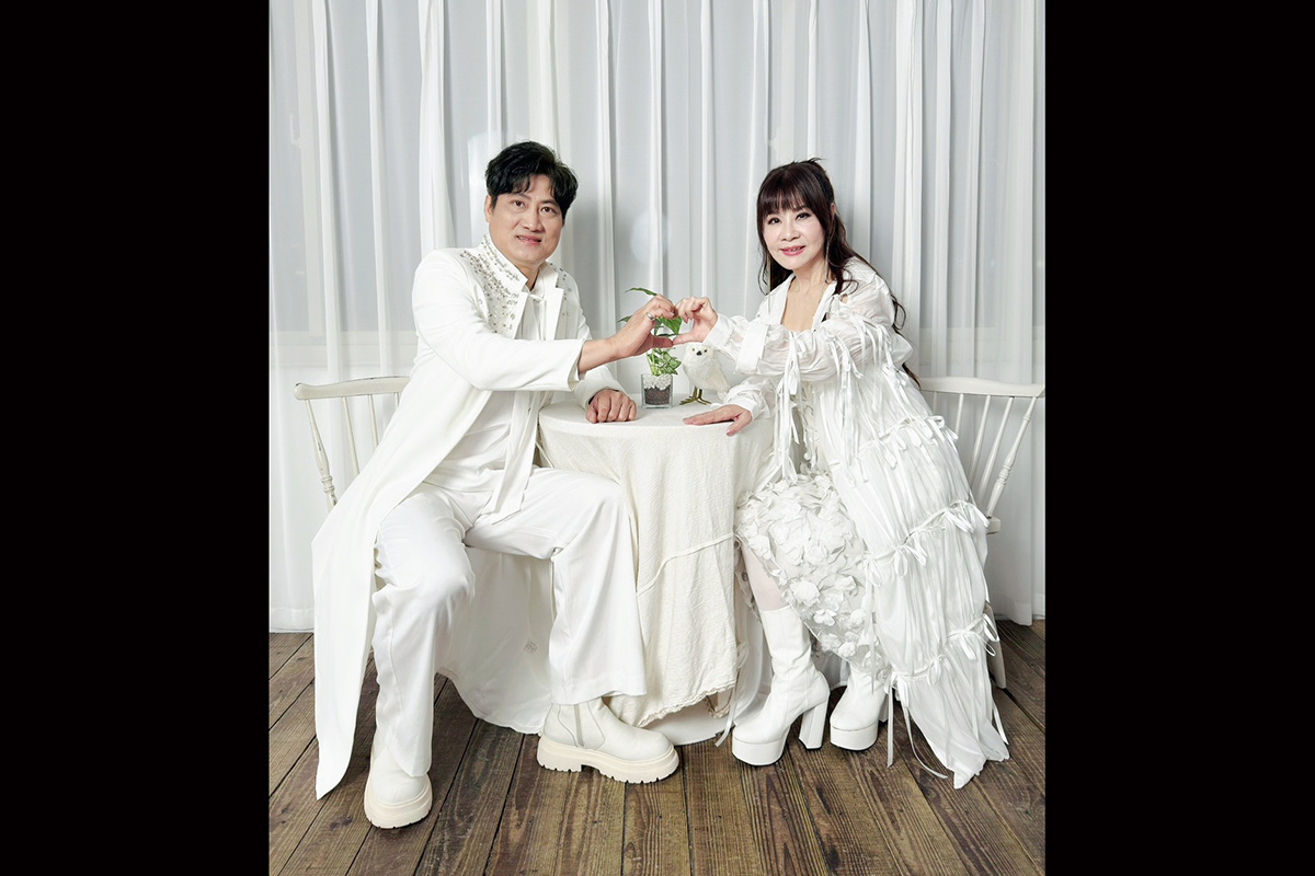 【車勢星聞】龍千玉攜手楊哲合作新歌心相逢。(圖片提供：豪記唱片)