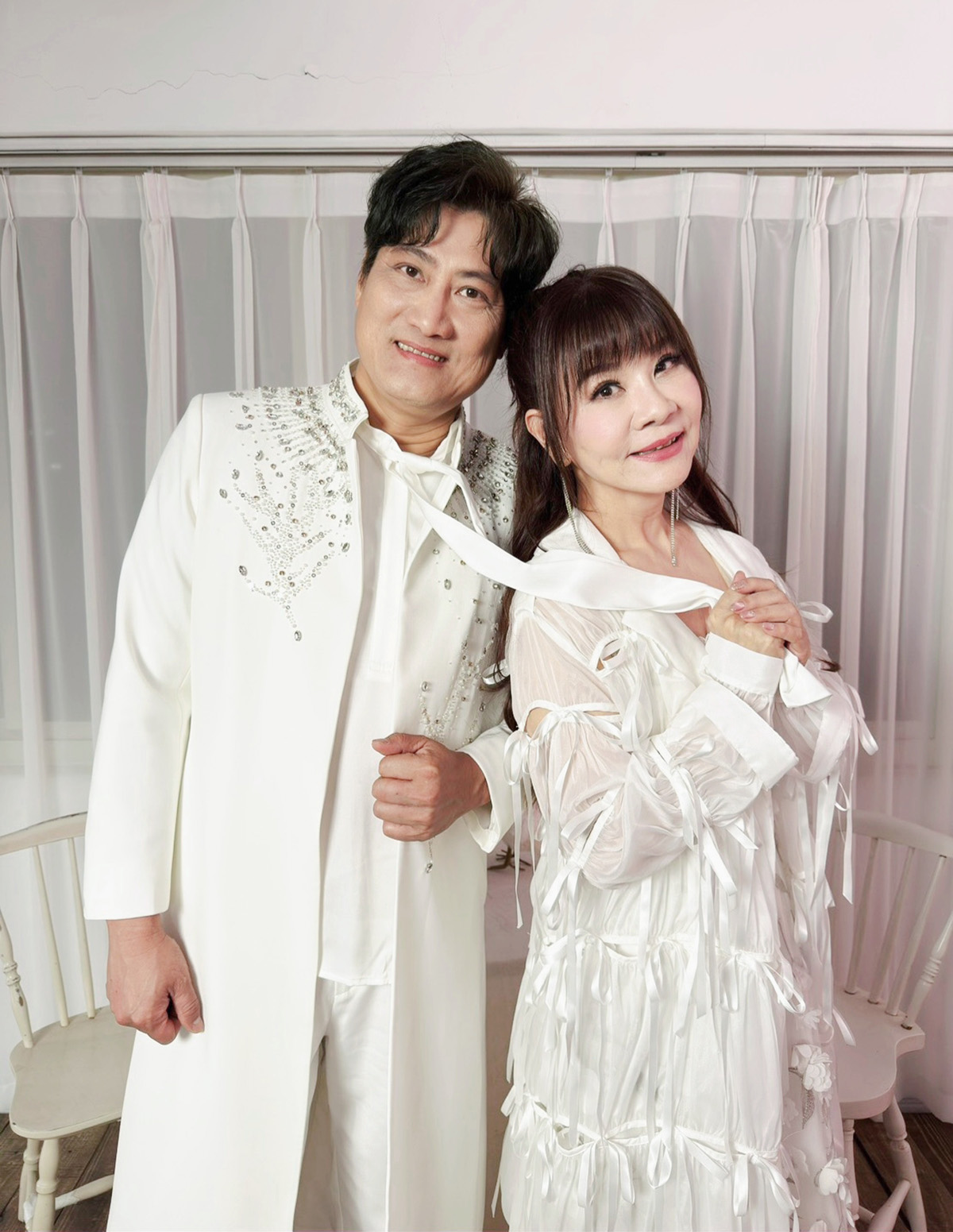 【車勢星聞】龍千玉攜手楊哲合作新歌心相逢。(圖片提供：豪記唱片)