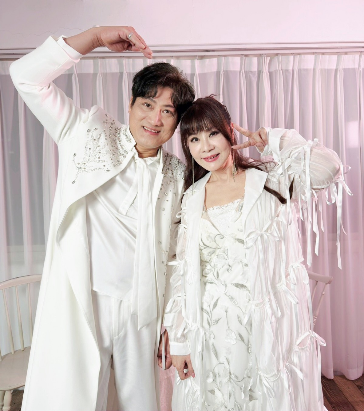 【車勢星聞】龍千玉攜手楊哲合作新歌心相逢。(圖片提供：豪記唱片)