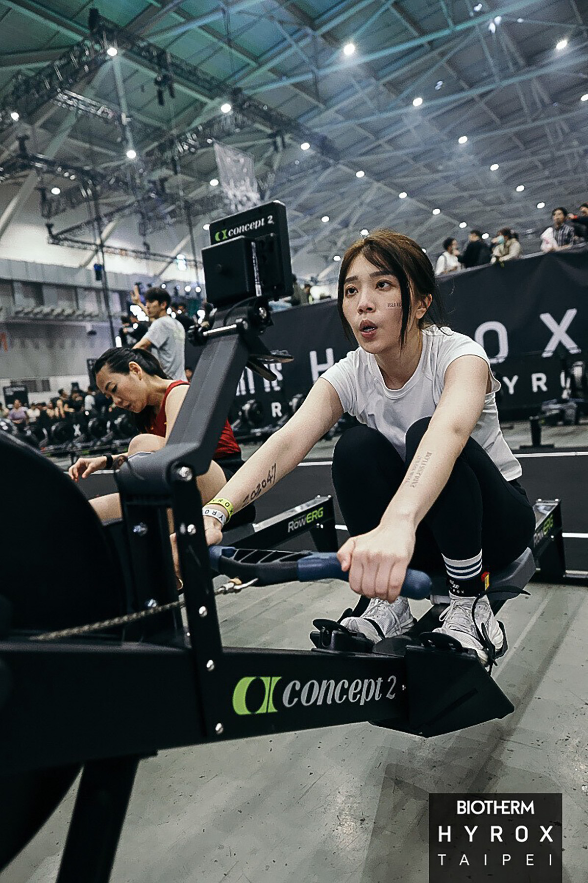 【車勢星聞】負責「推雪橇」與「滑船機」兩樣項目的蔡家蓁靠著過人體能及意志力完成團內任務(照片資料提供：想不到音樂工作室)