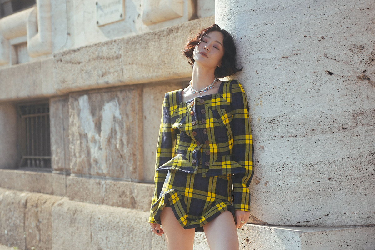 【車勢星聞】鍾瑶征戰米蘭時裝周造型藏亮點，客語新劇接力登場。（圖：星星相藝提供） 