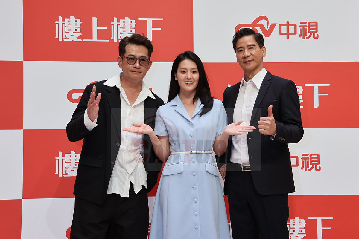 【車勢星聞】《樓上樓下》翁家明演員身兼執行製作人，客串演出柯叔元、翁家明、顏曉筠學長。（圖：車勢星聞） 