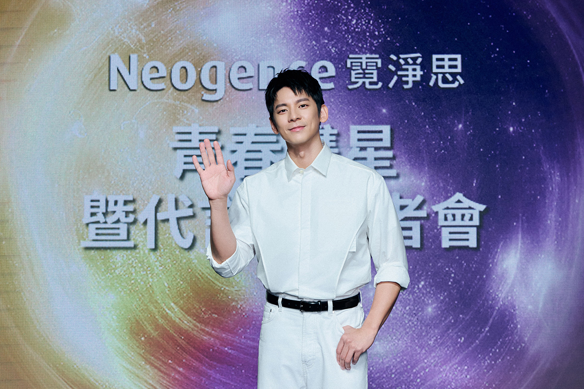 【車勢星聞】林柏宏續約代言保養品牌，鬆口將有「不同語言」新工作。（圖：霓淨思提供） 